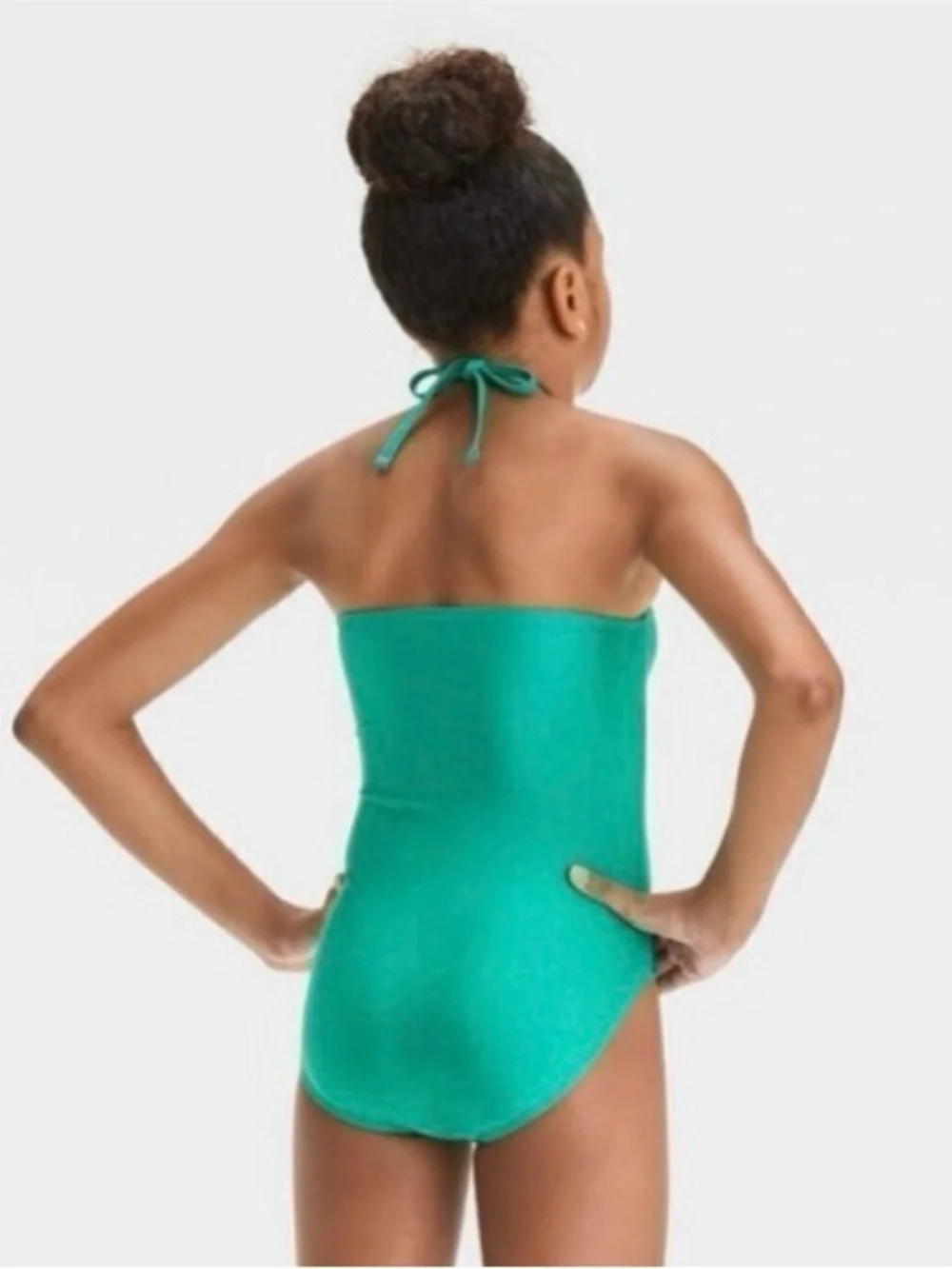 Art Class Girls Green Cutout One Piece Swimsuit Size Small (6/7) NWT Beach Swim